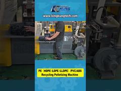 آلة تكوير إعادة تدوير البلاستيك بقدرة 40-60 كجم/ساعة لـ PE، وHDPE، وLDPE، وLLDPE، وPVC، وABS